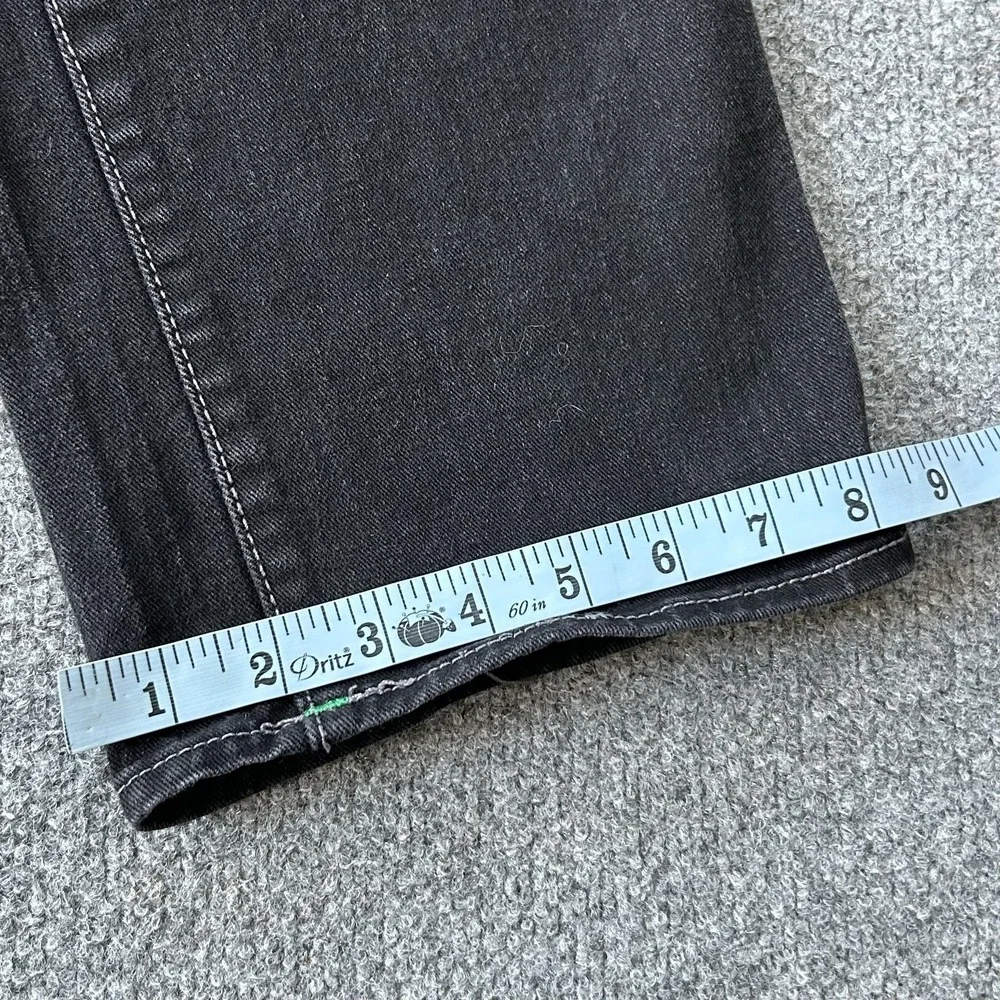 True‎ Religion Ricky Relaxed Straight Jeans Mens 34x33 Black Stretch Horseshoe